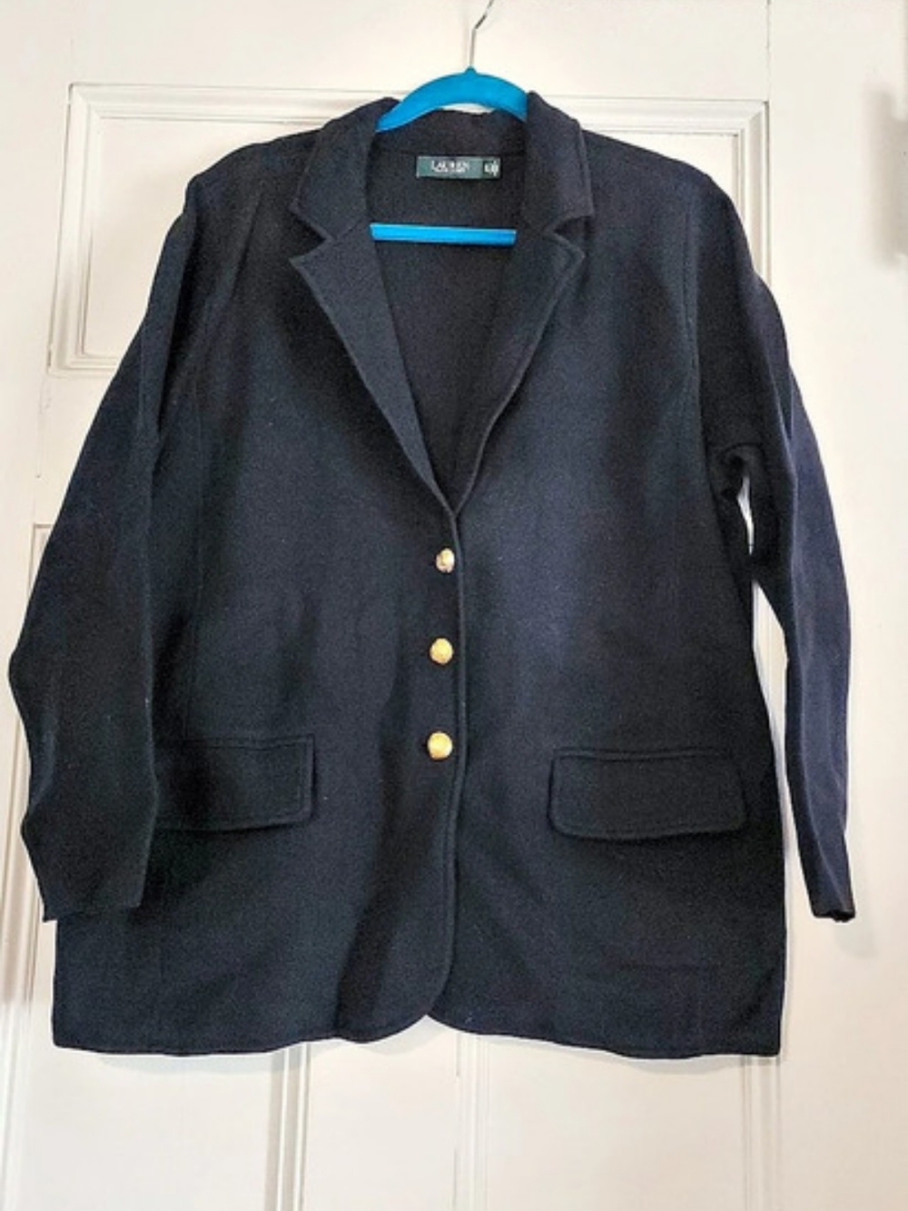 Lauren Ralph Lauren Blazer in Navy Blue Size 2X Like New